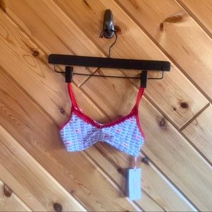 NWT Vineyard Vines Bikini Top Whale Top Girls Sm